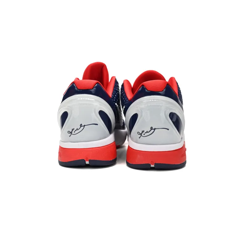 Nike Kobe 6 Protro White Blue Red  436311-003