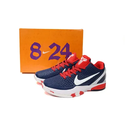 Nike Kobe 6 Protro White Blue Red  436311-003 02