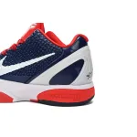 Nike Kobe 6 Protro White Blue Red  436311-003