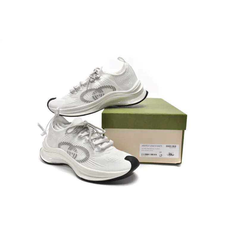 Gucci Run Sneakers White  680902-USM10-8475