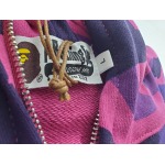 BAPE Color Camo Shark Zip Hoodie Purple 4580793338444