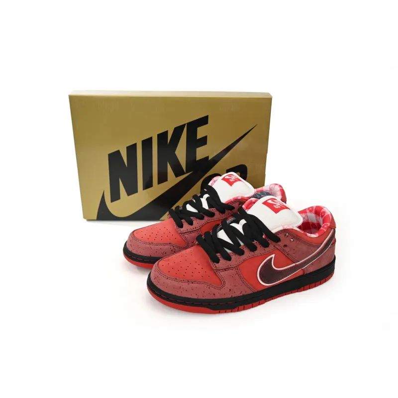 Nike SB Dunk Low Concepts Red Lobster 313170-661