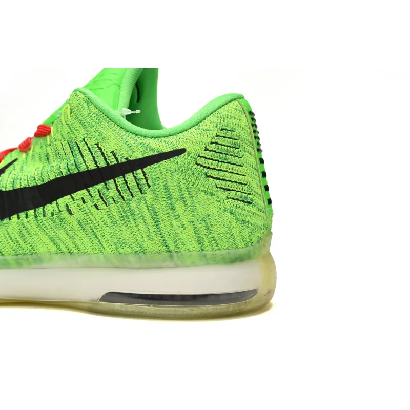 Nike Kobe 10 Elite iD 'Grinch' 802817-901