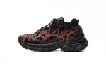 Balenciaga Runner Black And Red Characters 677402 W3RB1 0102