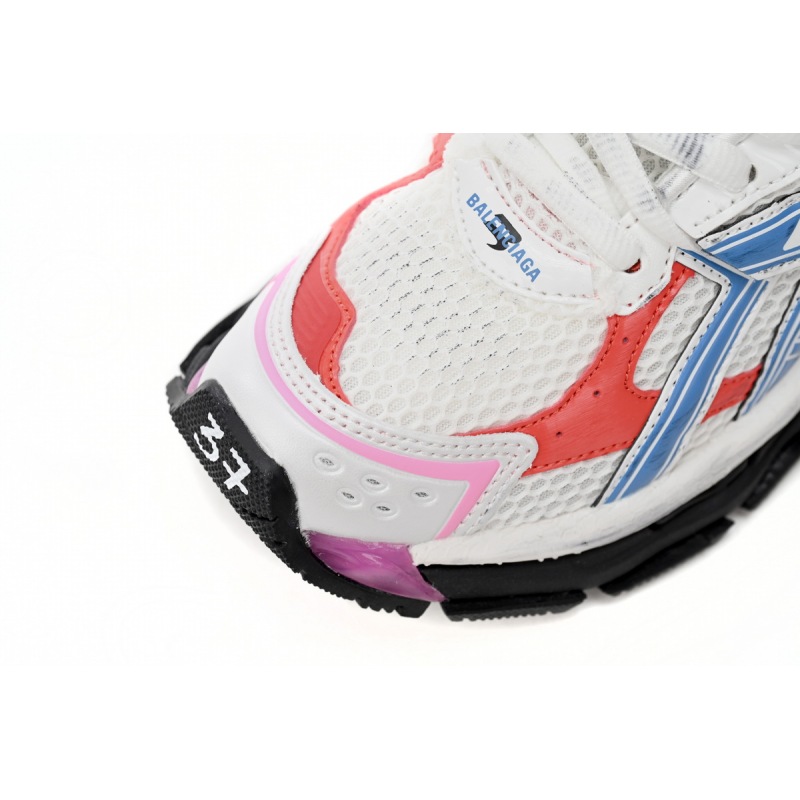Balenciaga Runner White Blue Red 677402 W3RB6 9645
