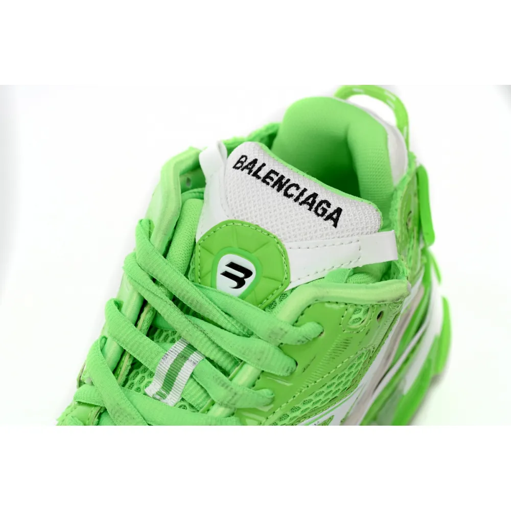 Balenciaga Runner White Green 677402 W3RBM 3590