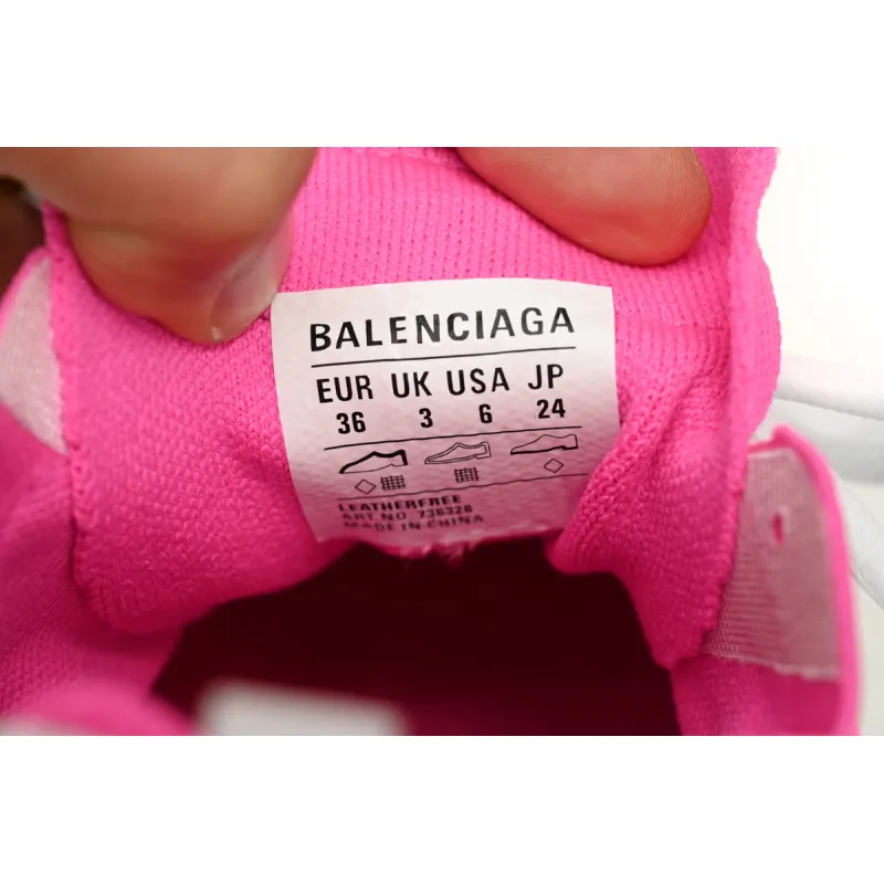 Balenciaga Track Black Rice Pink White 736328 W3SKC 9055