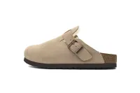 Birkenstock Boston Shearling Coin Suede Stone 6745673