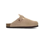 Birkenstock Boston Shearling Coin Suede Stone 6745673