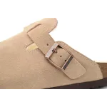 Birkenstock Boston Shearling Coin Suede Stone 6745673