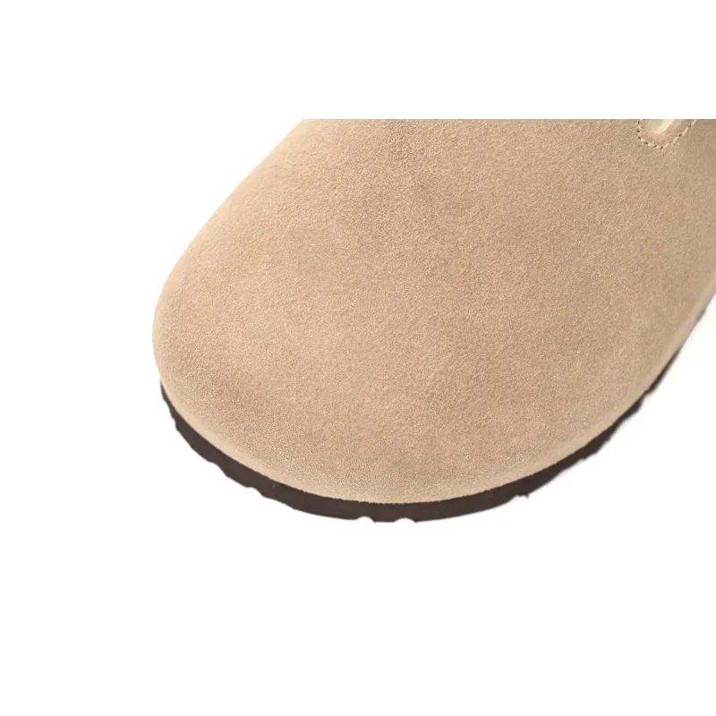 Birkenstock Boston Shearling Coin Suede Stone 6745673