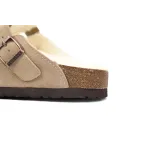 Birkenstock Boston Shearling Coin Suede Stone 6745673
