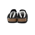 Birkenstock Boston Shearling Suede Leather Black 259881