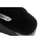 Birkenstock Boston Shearling Suede Leather Black 259881