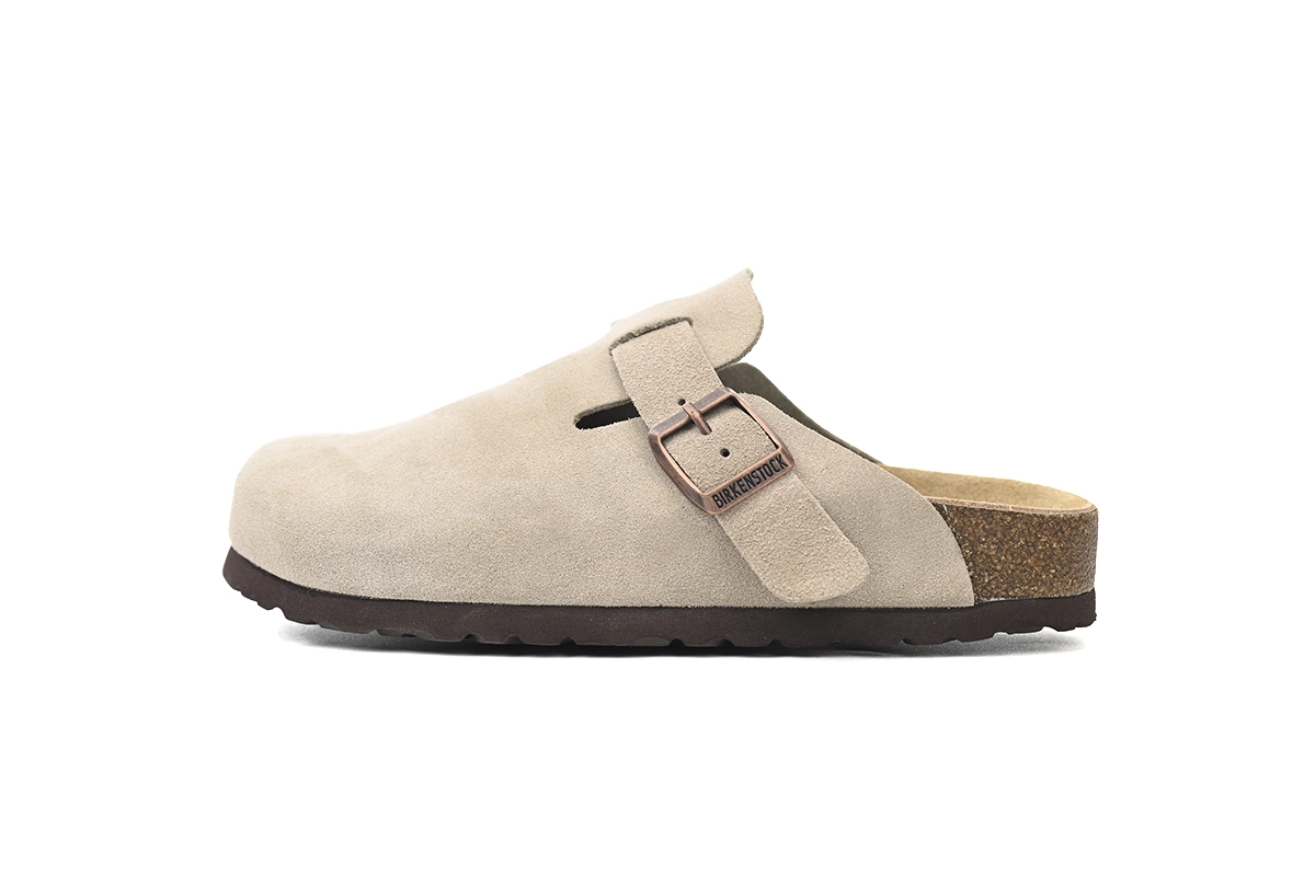 Birkenstock Boston Soft Footbed Suede Nude 1021003