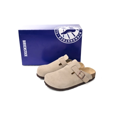 Birkenstock Boston Soft Footbed Suede Nude 1021003 02