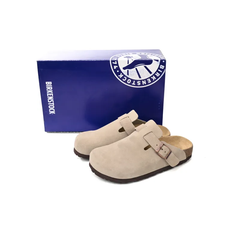 Birkenstock Boston Soft Footbed Suede Nude 1021003