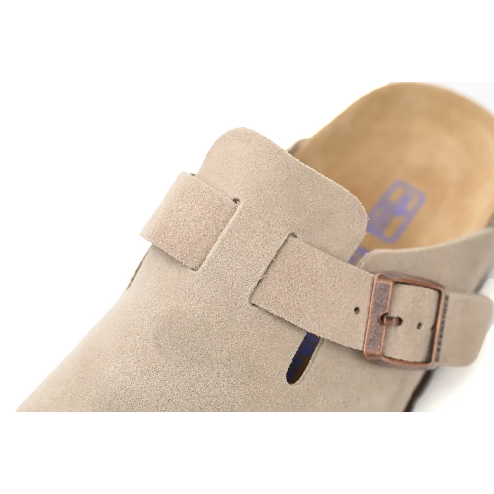 Birkenstock Boston Soft Footbed Suede Nude 1021003