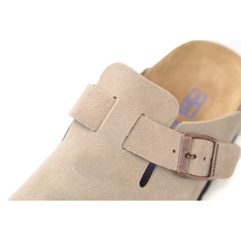 Birkenstock Boston Soft Footbed Suede Nude 1021003