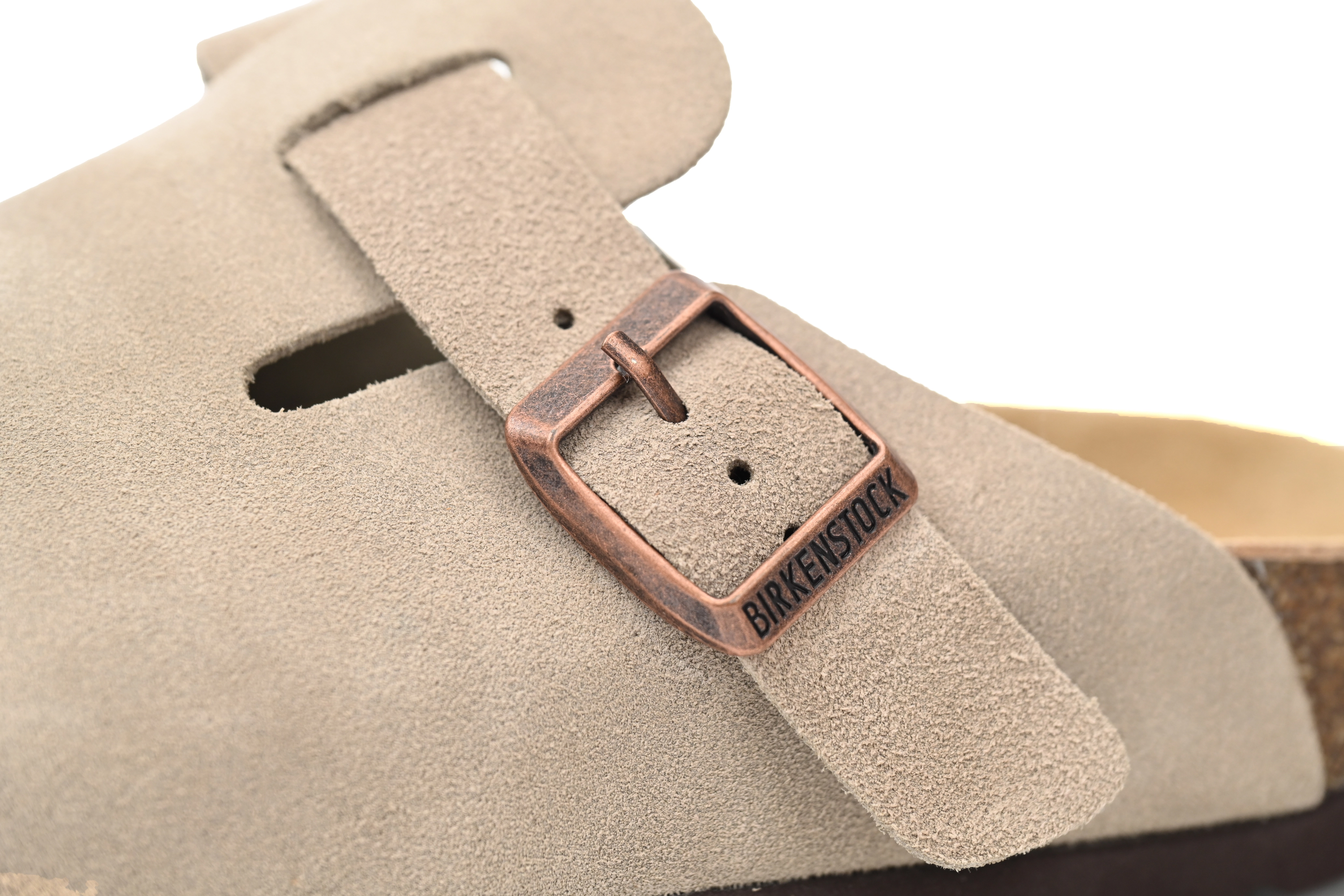 Birkenstock Boston Soft Footbed Suede Nude 1021003