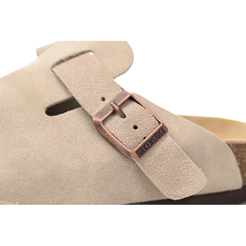 Birkenstock Boston Soft Footbed Suede Nude 1021003