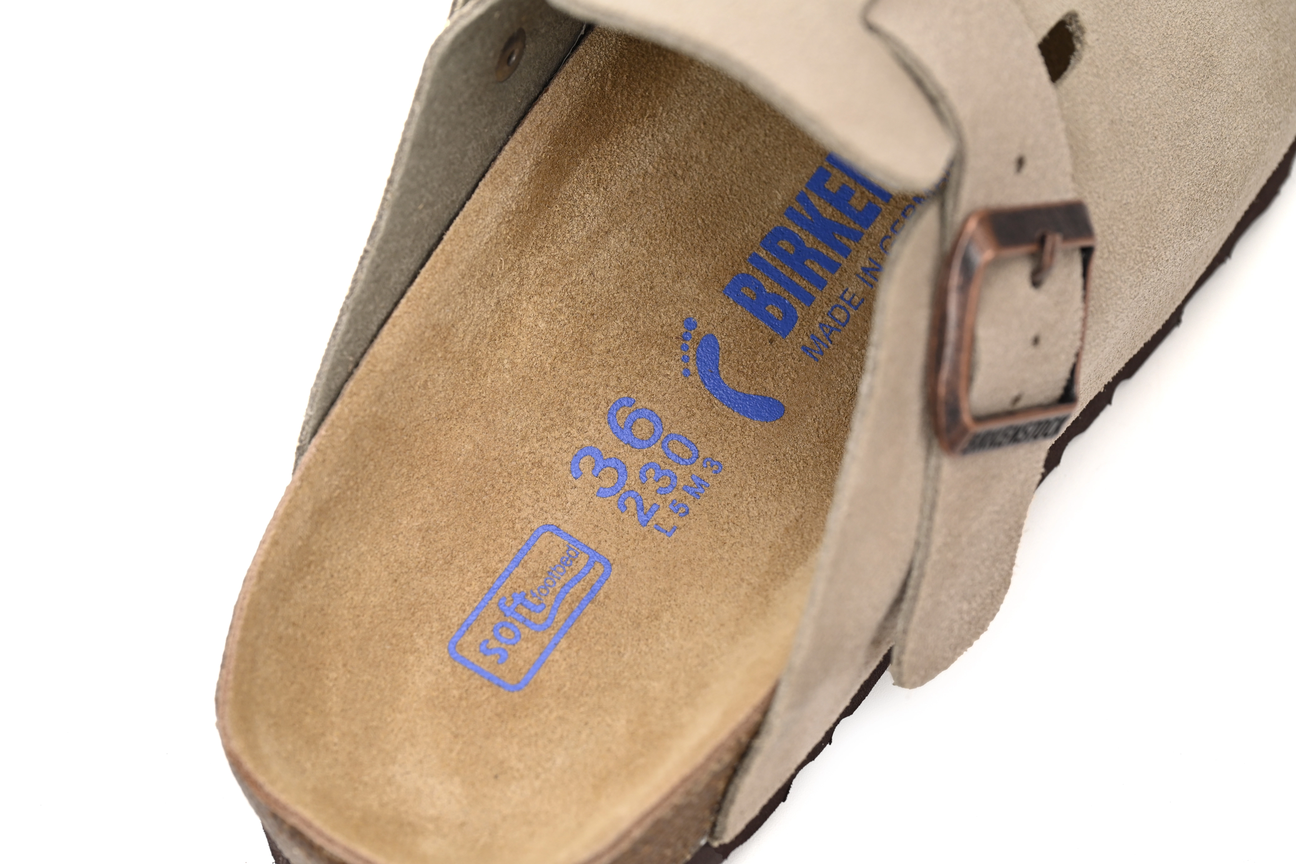 Birkenstock Boston Soft Footbed Suede Nude 1021003