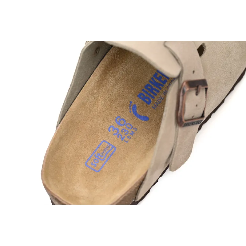 Birkenstock Boston Soft Footbed Suede Nude 1021003