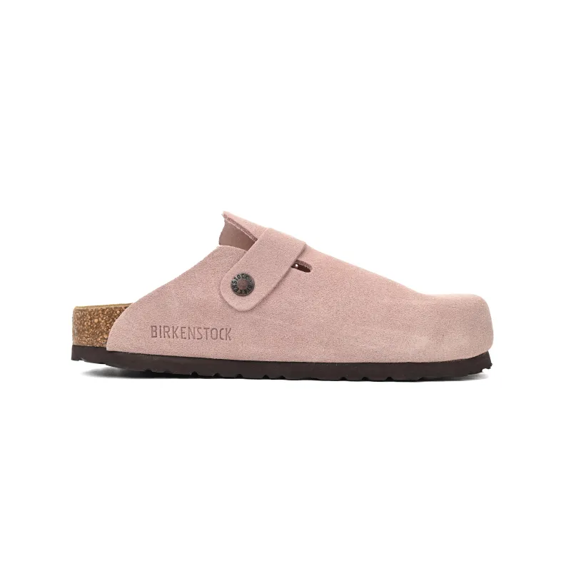 Birkenstock Boston Suede Leather Light Rose 1026171