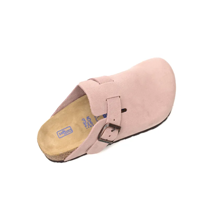 Birkenstock Boston Suede Leather Light Rose 1026171