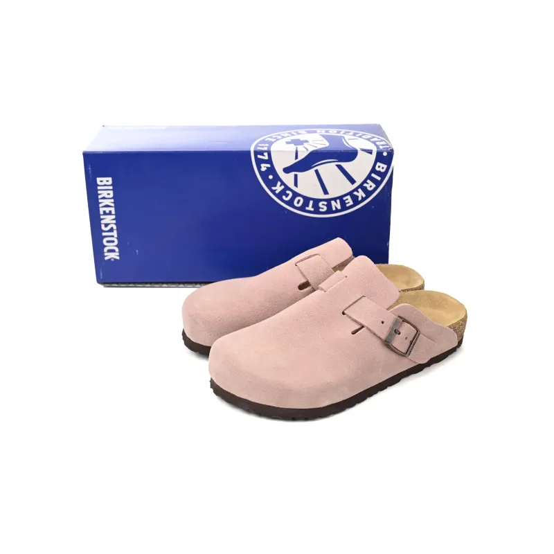 Birkenstock Boston Suede Leather Light Rose 1026171