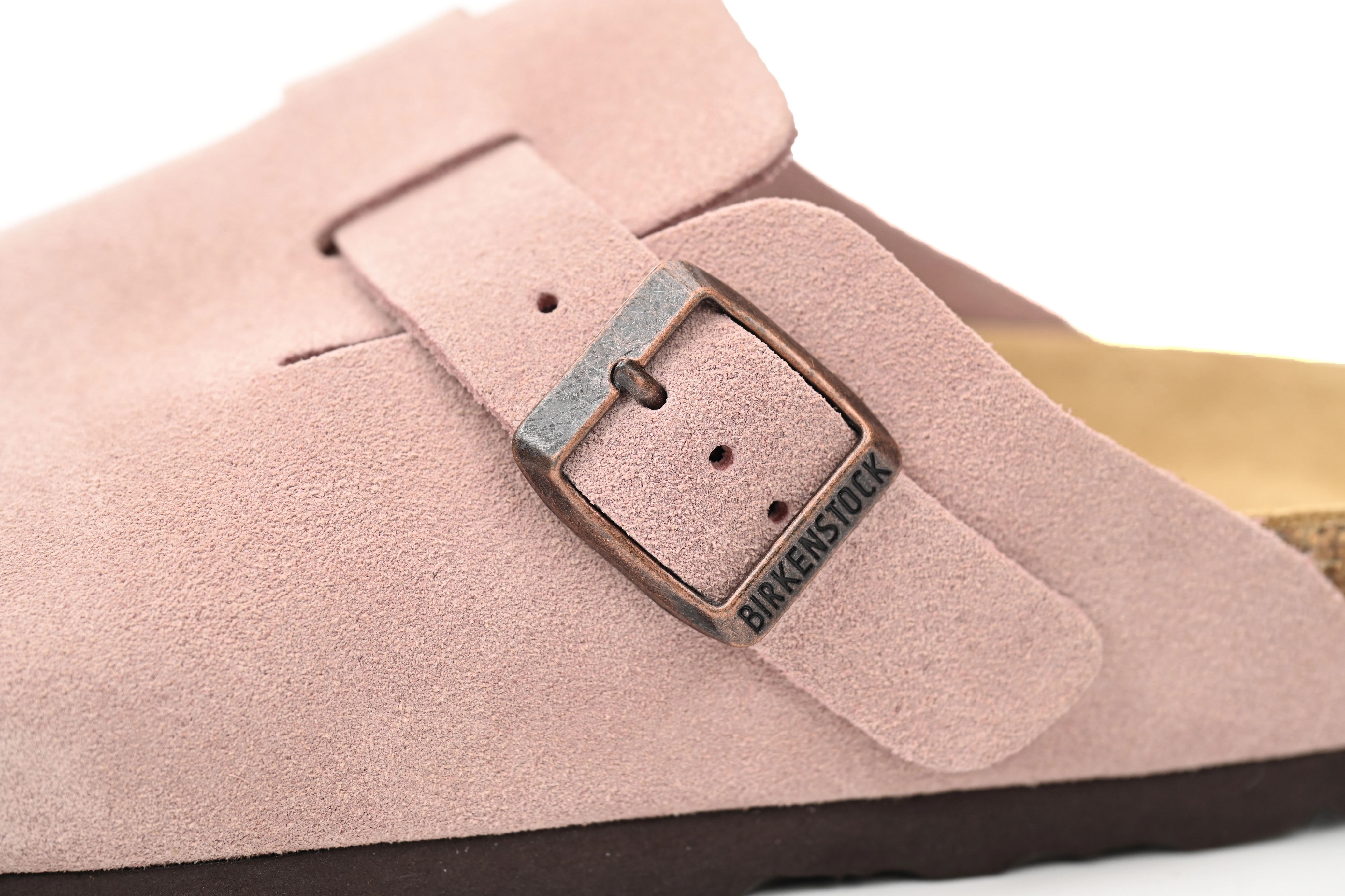 Birkenstock Boston Suede Leather Light Rose 1026171