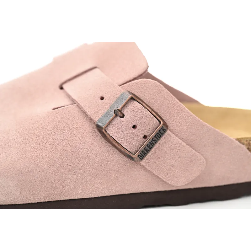 Birkenstock Boston Suede Leather Light Rose 1026171