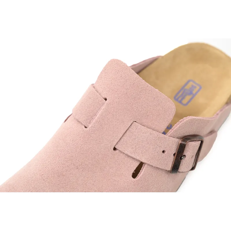 Birkenstock Boston Suede Leather Light Rose 1026171