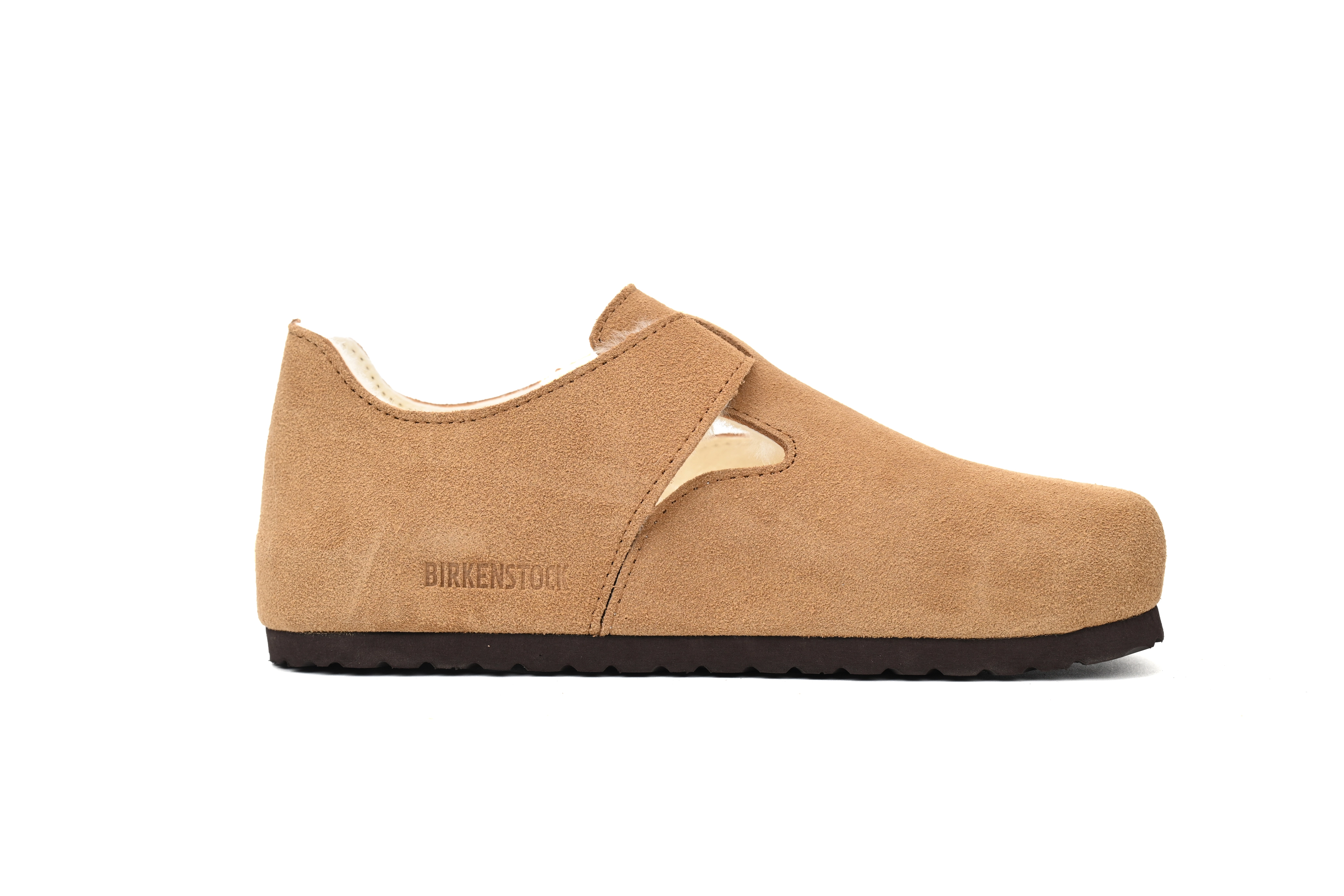 Birkenstock London Shearling Sandals Tea 1014962