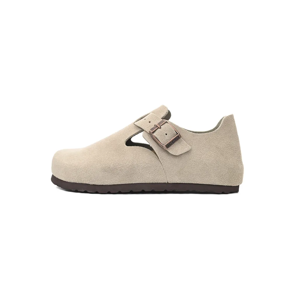 Birkenstock London Suede Leather Taupe 1010503