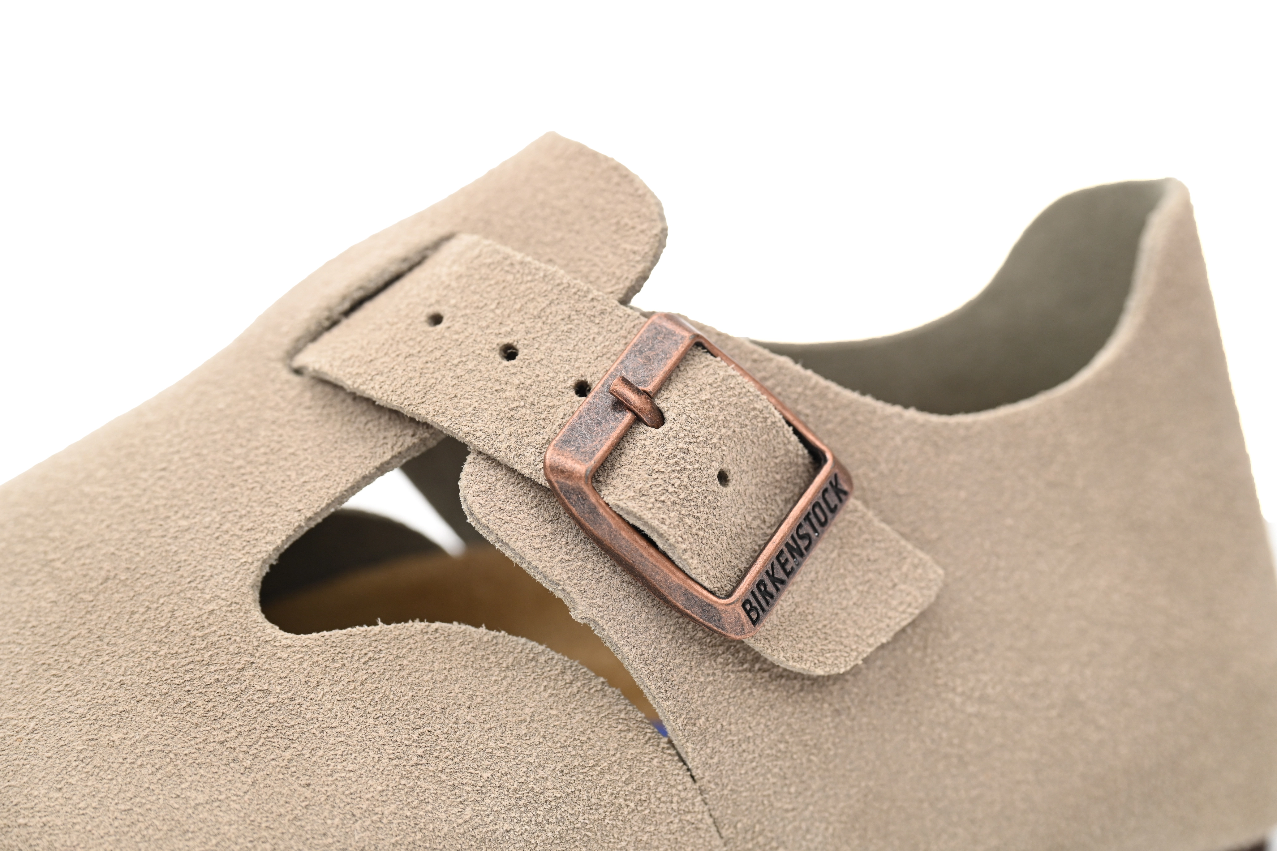 Birkenstock London Suede Leather Taupe 1010503