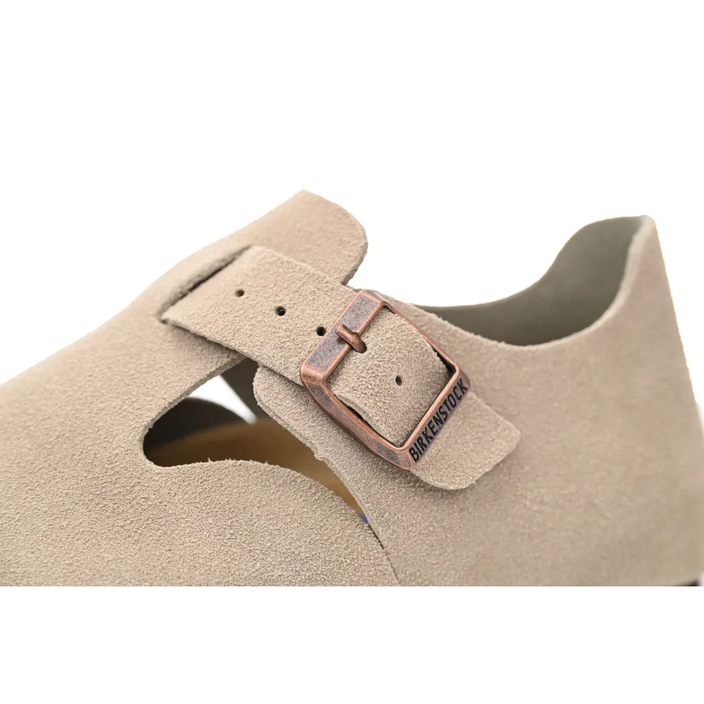 Birkenstock London Suede Leather Taupe 1010503