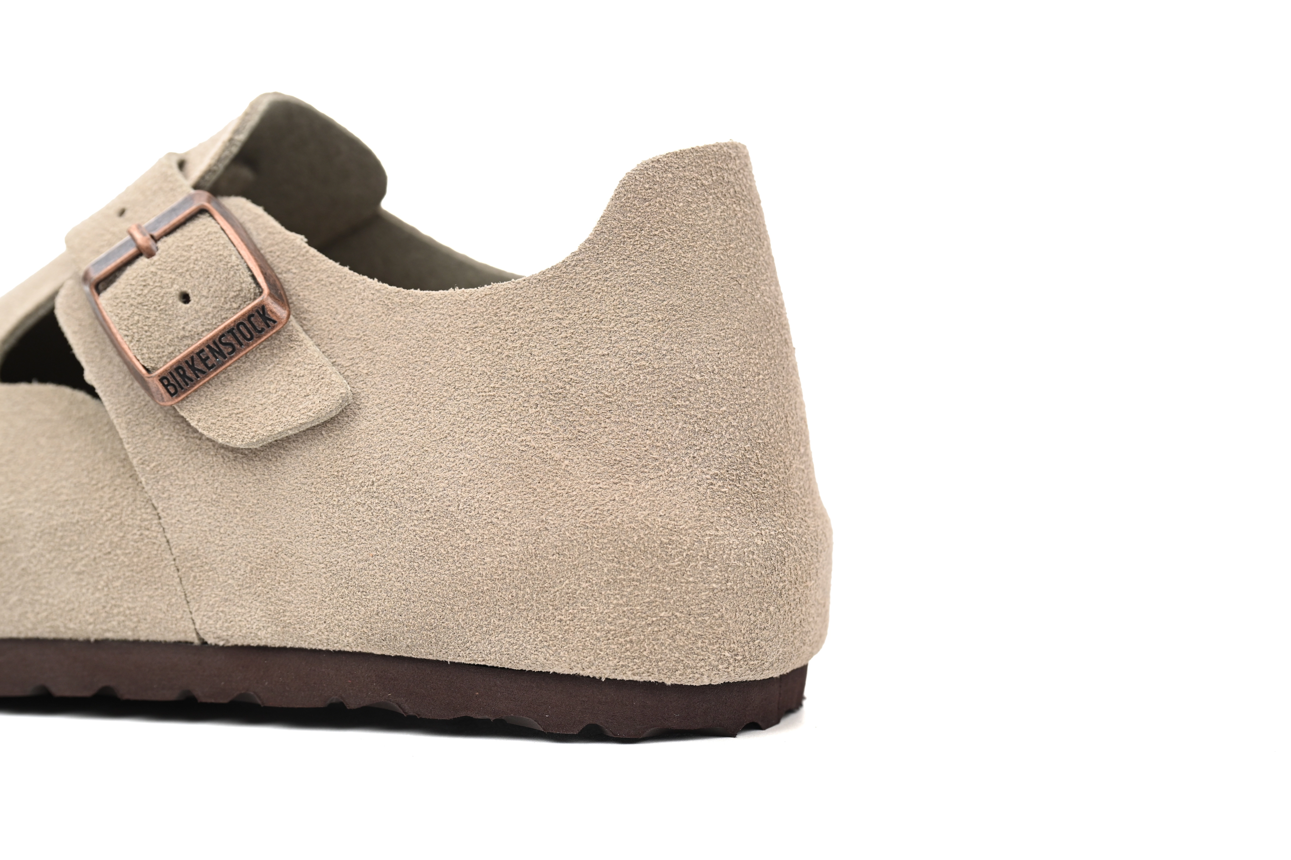 Birkenstock London Suede Leather Taupe 1010503