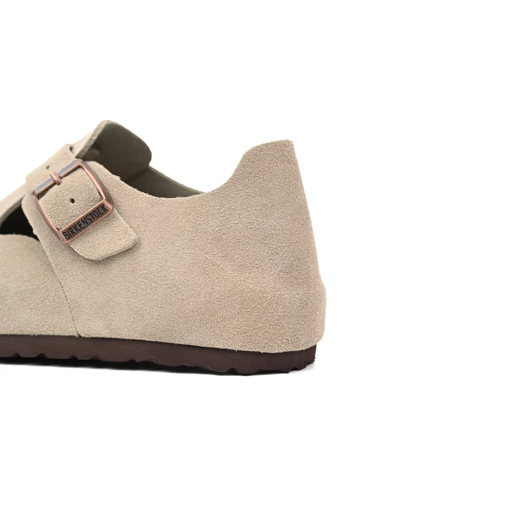 Birkenstock London Suede Leather Taupe 1010503