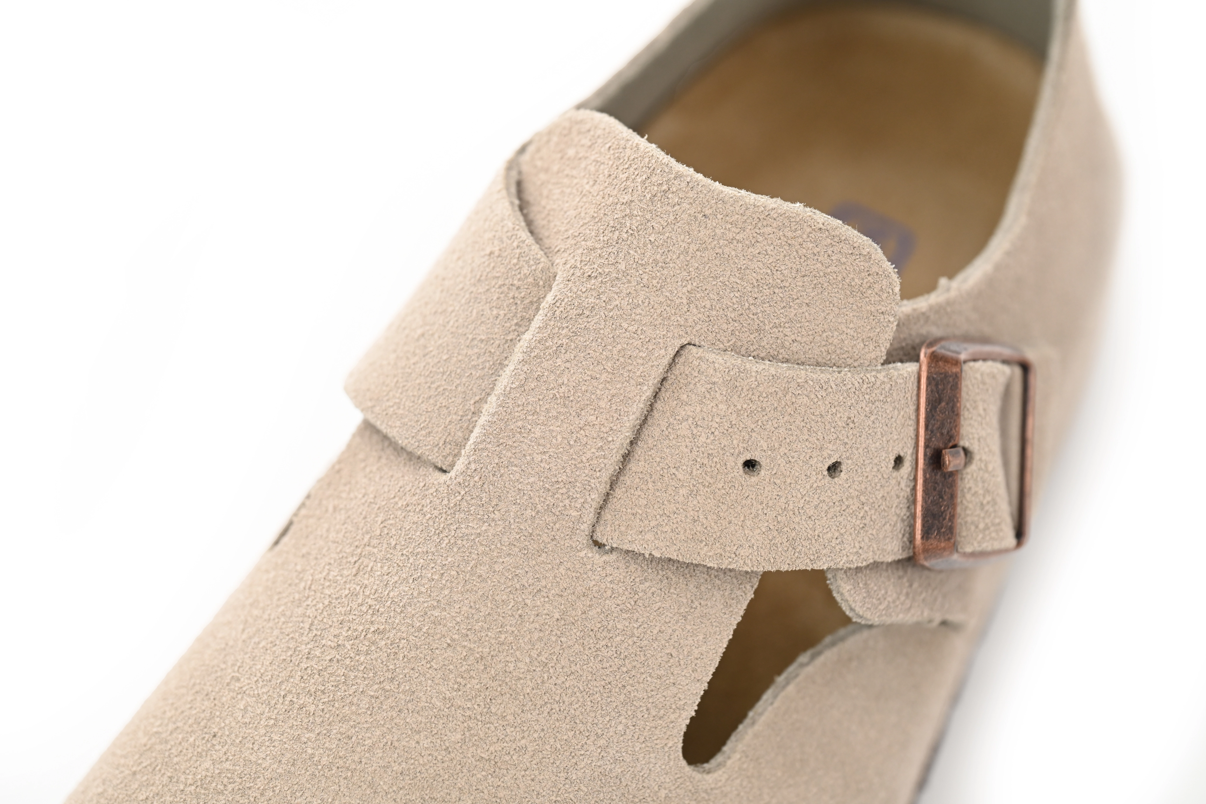 Birkenstock London Suede Leather Taupe 1010503
