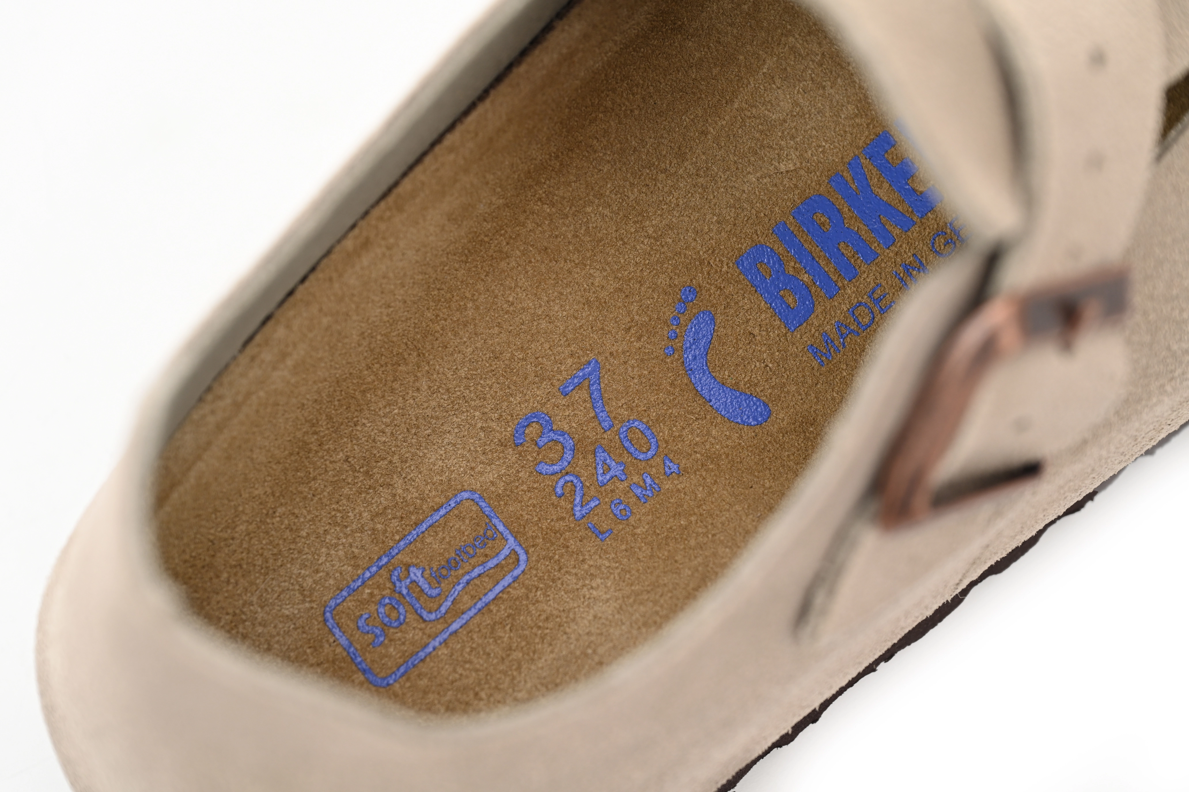 Birkenstock London Suede Leather Taupe 1010503