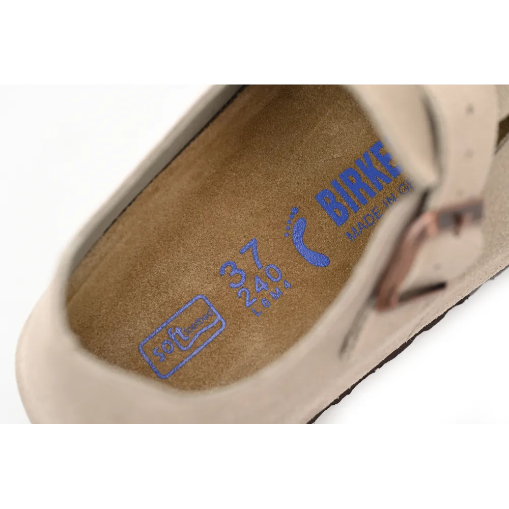 Birkenstock London Suede Leather Taupe 1010503