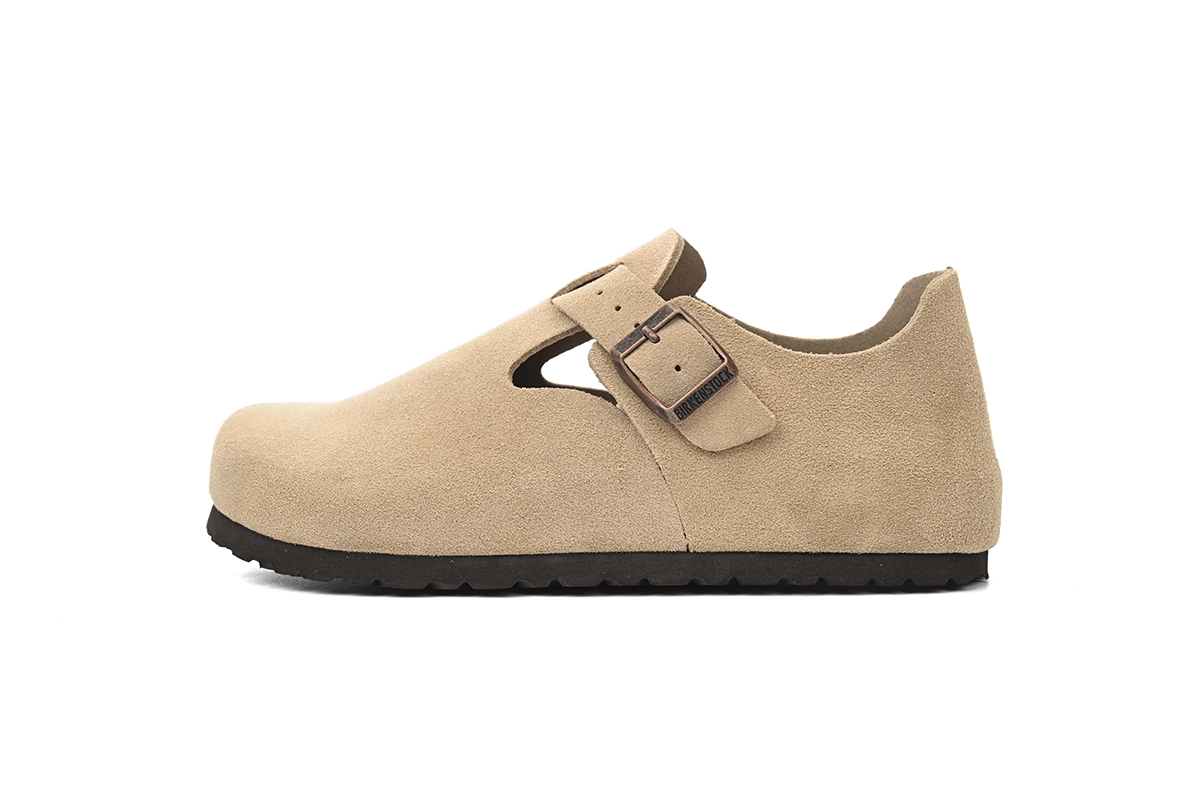 Birkenstock London Suede Sandals Taupe 1010504