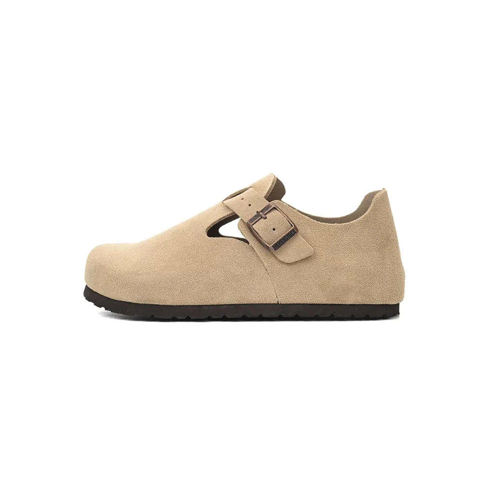 Birkenstock London Suede Sandals Taupe 1010504