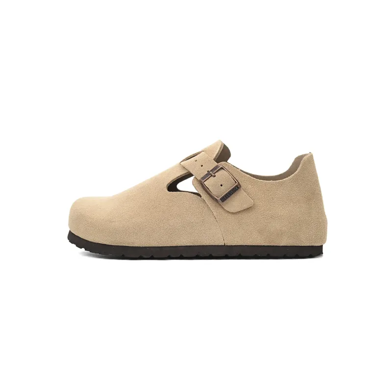 Birkenstock London Suede Sandals Taupe 1010504
