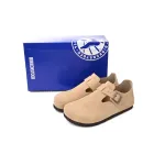 Birkenstock London Suede Sandals Taupe 1010504