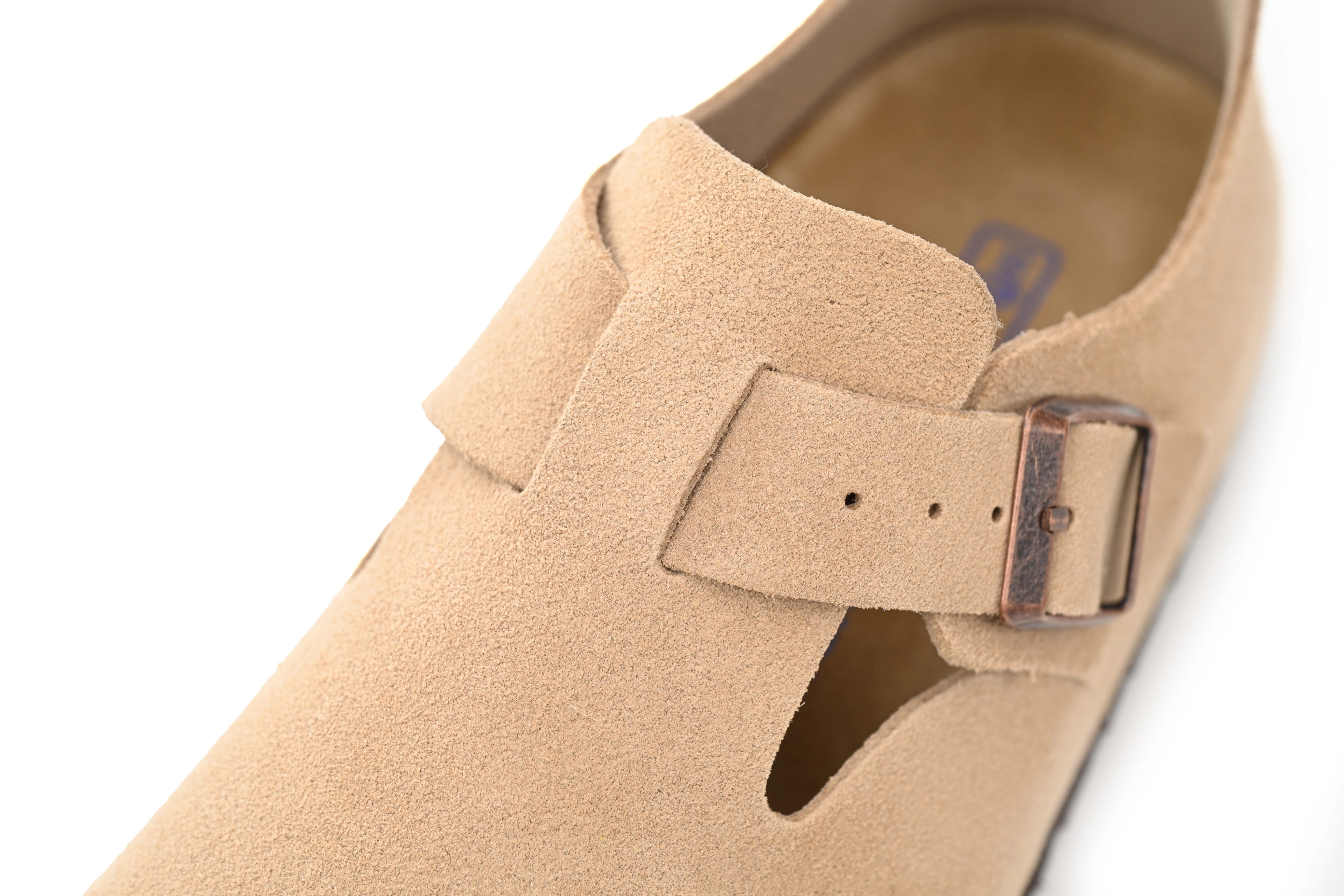 Birkenstock London Suede Sandals Taupe 1010504