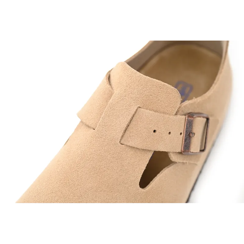 Birkenstock London Suede Sandals Taupe 1010504
