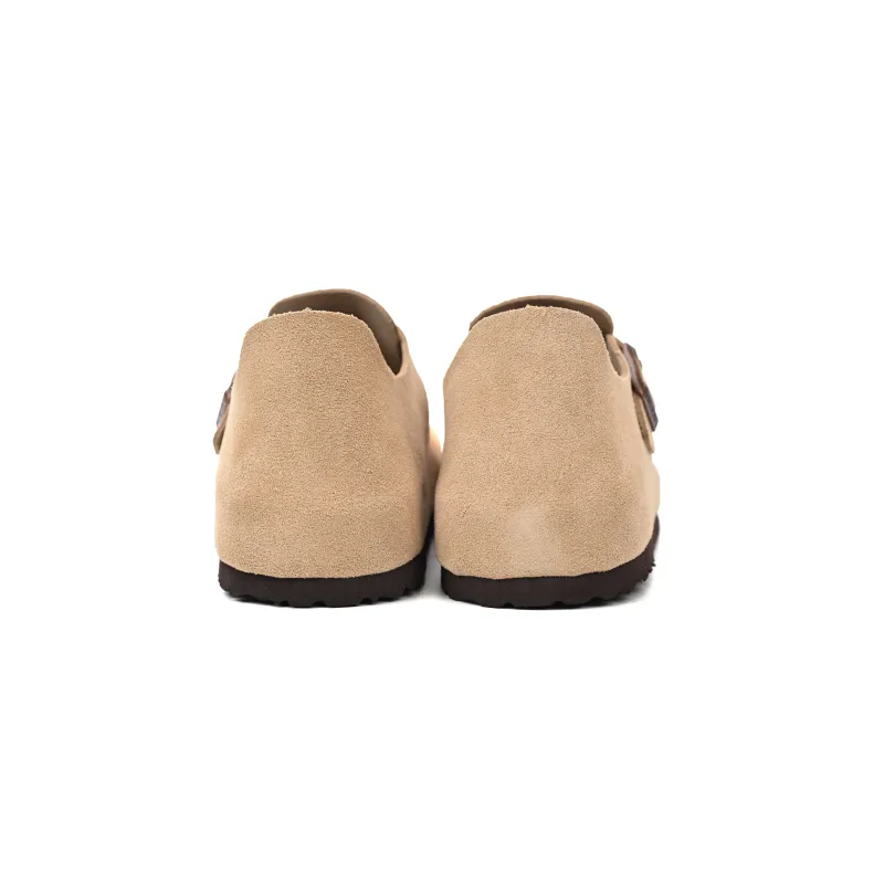 Birkenstock London Suede Sandals Taupe 1010504