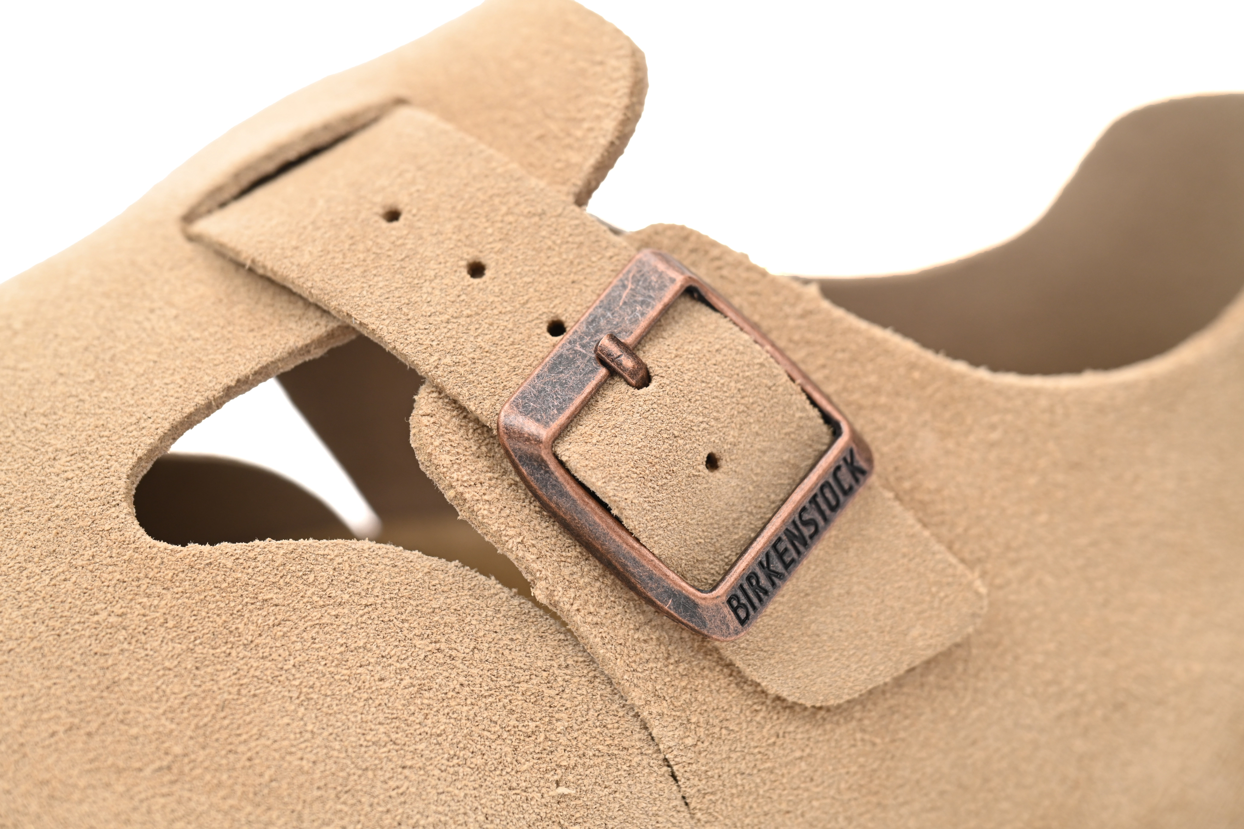 Birkenstock London Suede Sandals Taupe 1010504